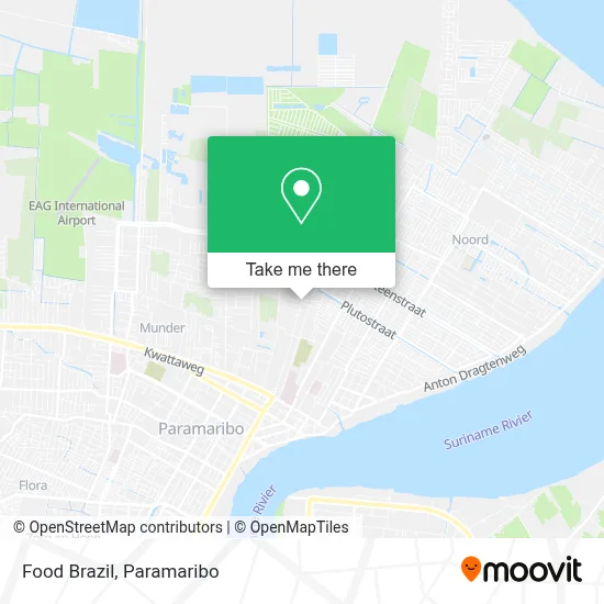 Food Brazil map