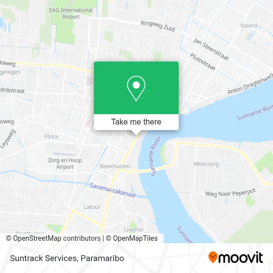 Suntrack Services map
