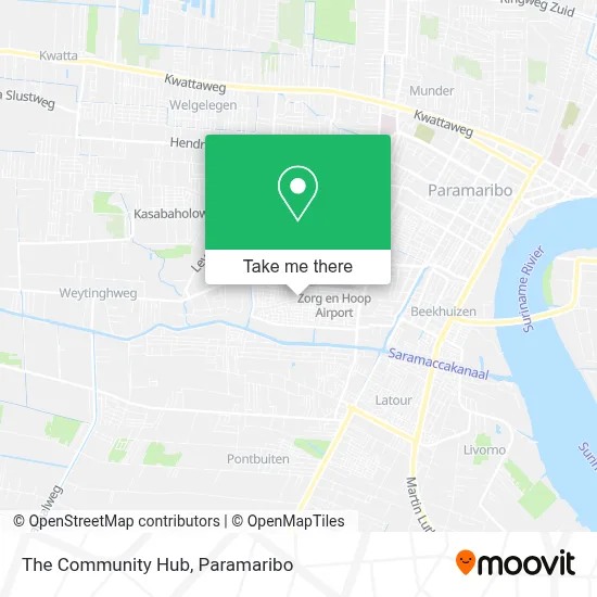 The Community Hub map