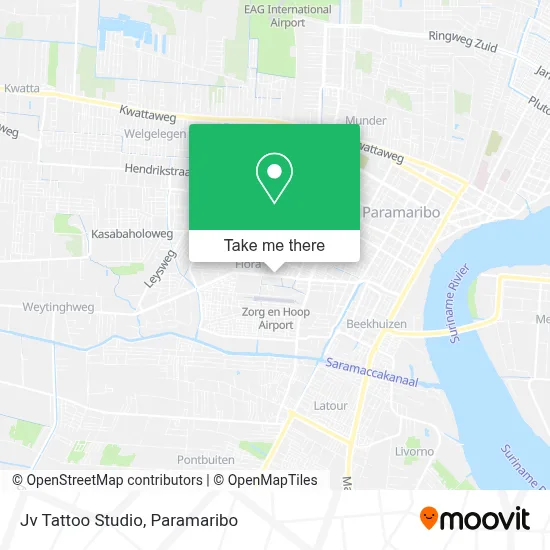 Jv Tattoo Studio map