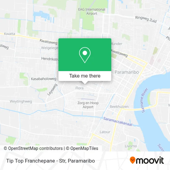 Tip Top Franchepane - Str map