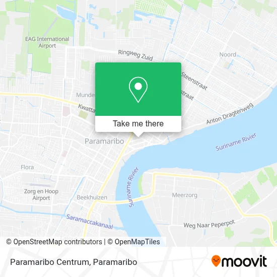 Paramaribo Centrum map