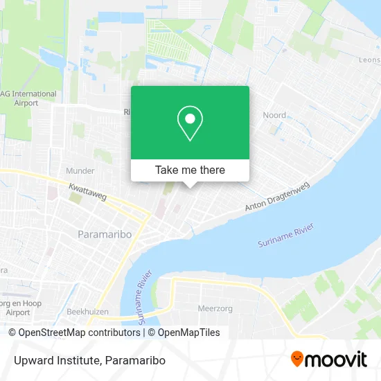 Upward Institute map