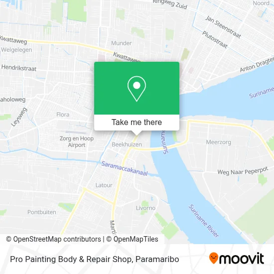 Pro Painting Body & Repair Shop map