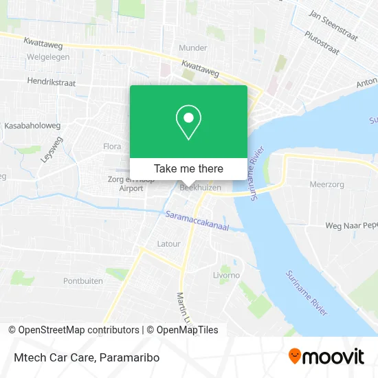 Mtech Car Care map