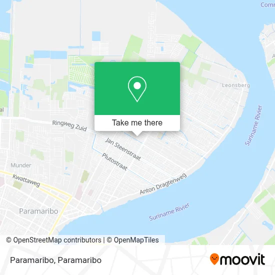 Paramaribo map