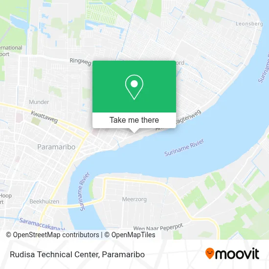 Rudisa Technical Center map