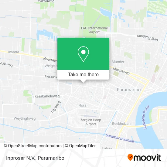 Inproser N.V. map