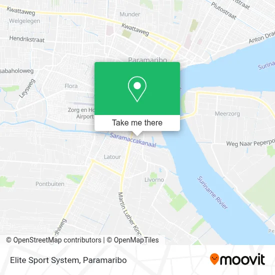 Elite Sport System map