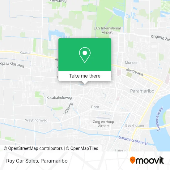 Ray Car Sales map