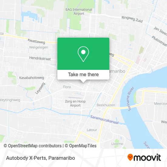 Autobody X-Perts map
