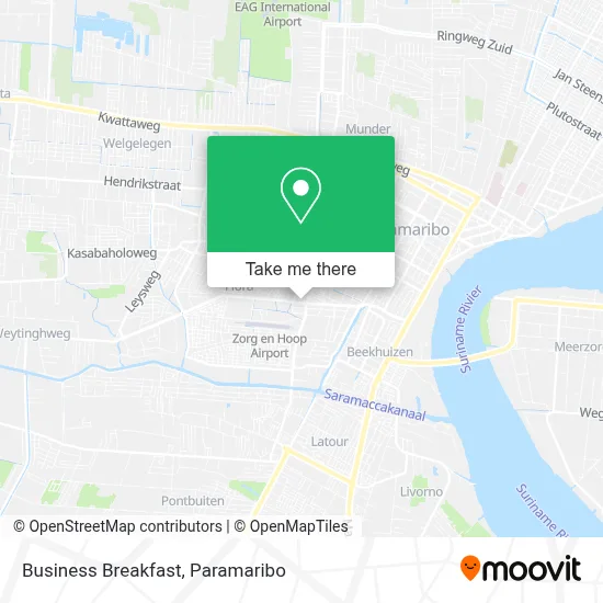 Business Breakfast map