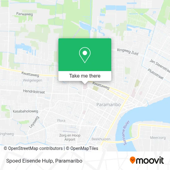 Spoed Eisende Hulp map