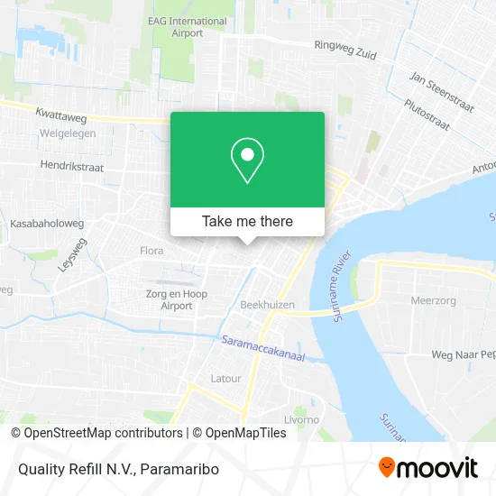 Quality Refill N.V. map