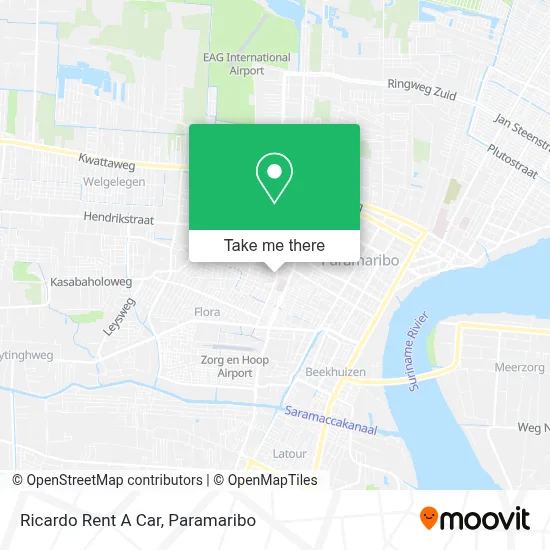 Ricardo Rent A Car map