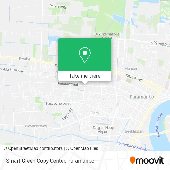 Smart Green Copy Center map