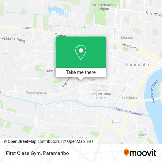 First Class Gym map