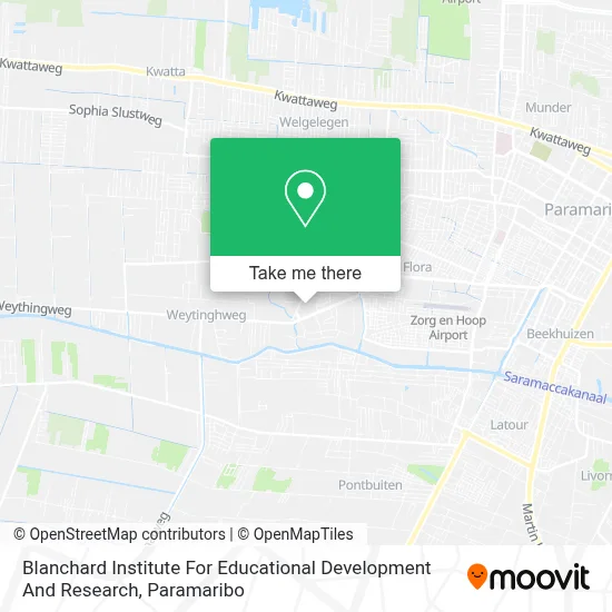 Blanchard Institute For Educational Development And Research map