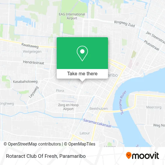 Rotaract Club Of Fresh map