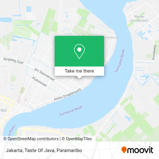 Jakarta, Taste Of Java map