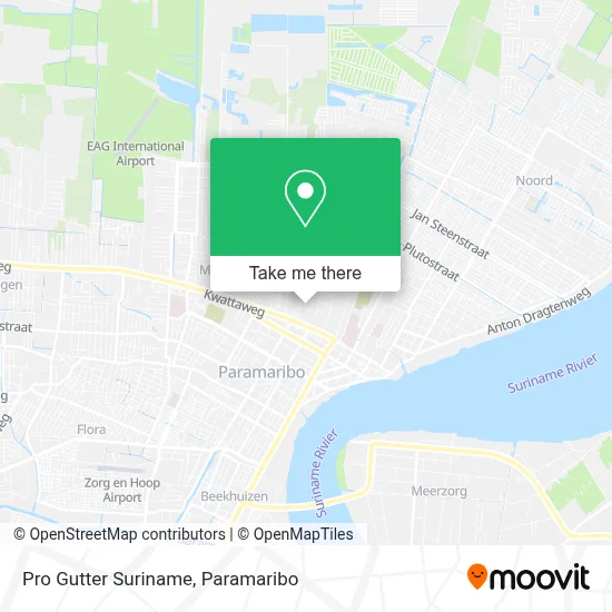 Pro Gutter Suriname map
