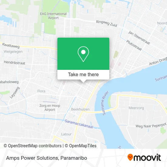 Amps Power Solutions map
