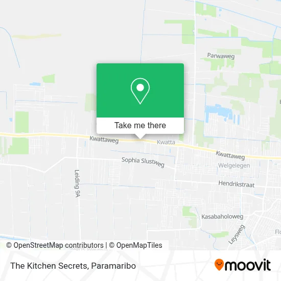 The Kitchen Secrets map