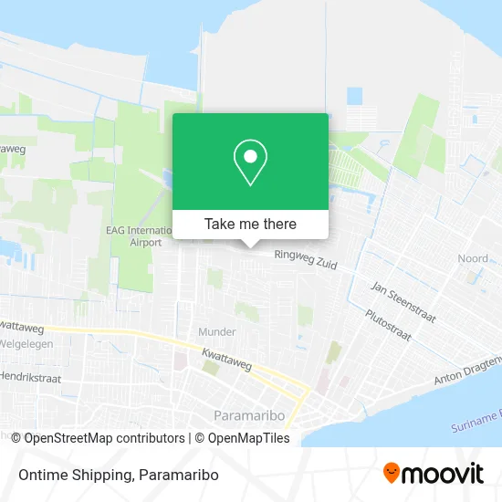 Ontime Shipping map