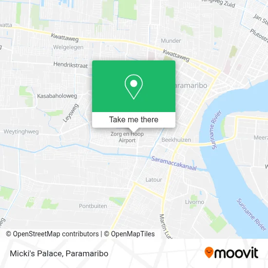 Micki's Palace map