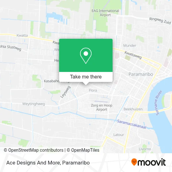 Ace Designs And More map