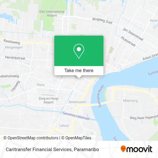 Caritransfer Financial Services map