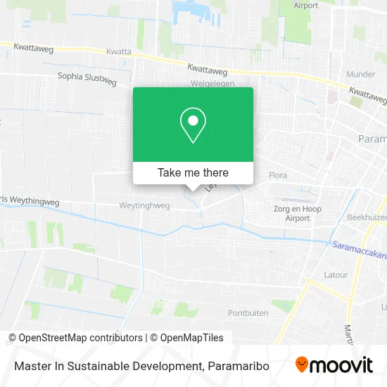 Master In Sustainable Development map