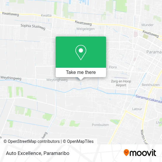 Auto Excellence map