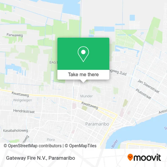 Gateway Fire N.V. map