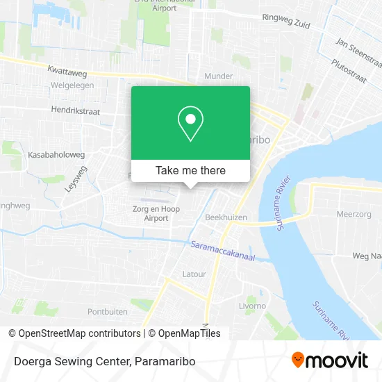 Doerga Sewing Center map