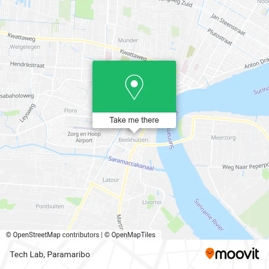 Tech Lab kaart