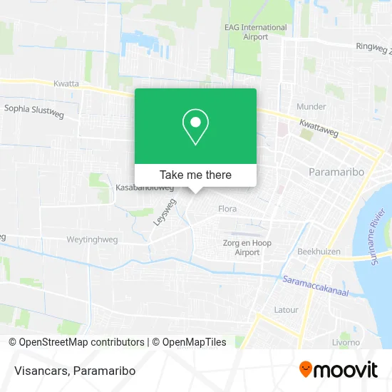 Visancars map