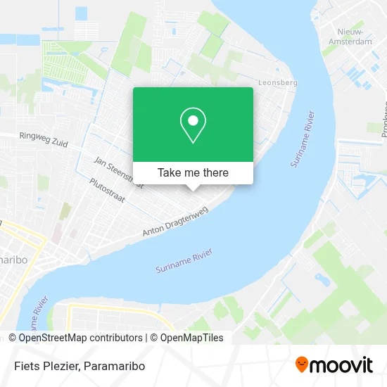 Fiets Plezier map