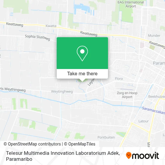 Telesur Multimedia Innovation Laboratorium Adek map