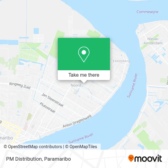 PM Distribution map