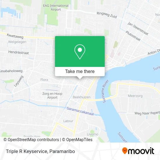 Triple R Keyservice map