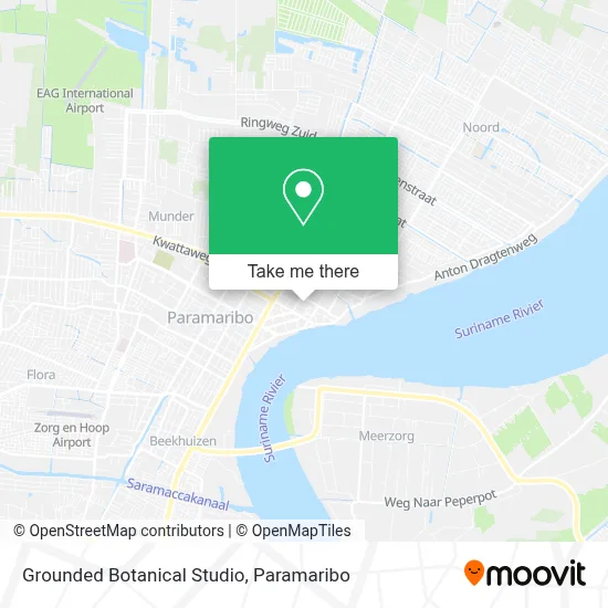 Grounded Botanical Studio map