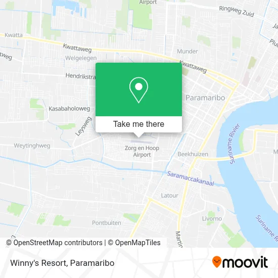 Winny's Resort map