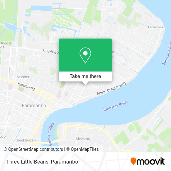 Three Little Beans map