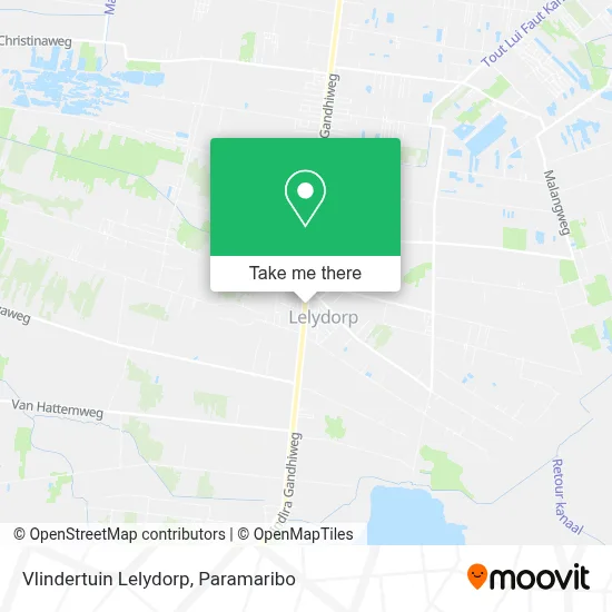Vlindertuin Lelydorp map