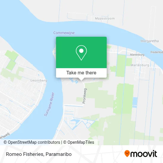 Romeo Fisheries map