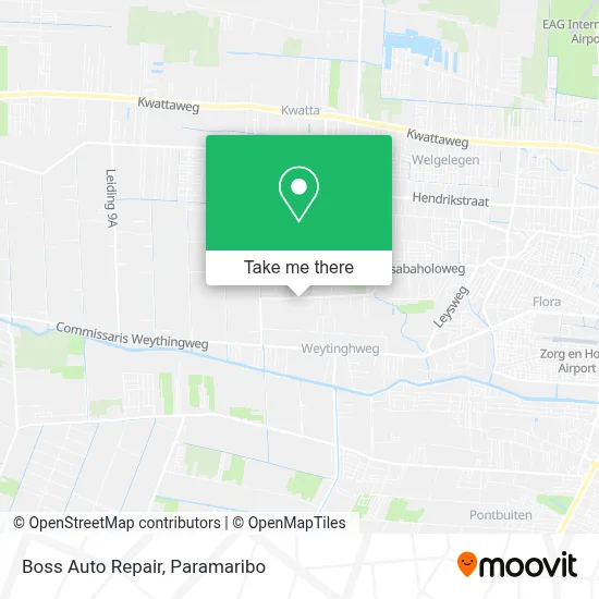 Boss Auto Repair map