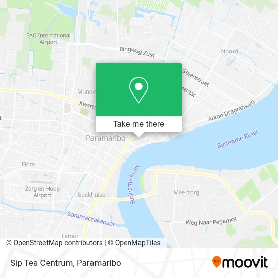 Sip Tea Centrum map