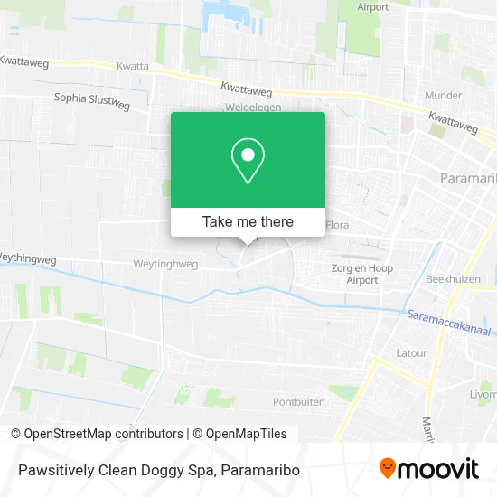 Pawsitively Clean Doggy Spa map