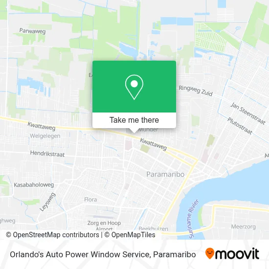 Orlando's Auto Power Window Service map